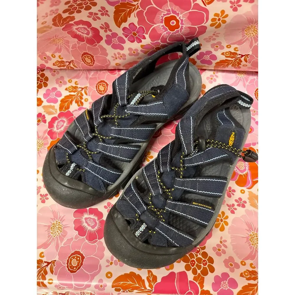 Keen Sz 7.5 Navy Blue Men’s Newport H2 Hiking Outdoor Hybrid Boating Sandals